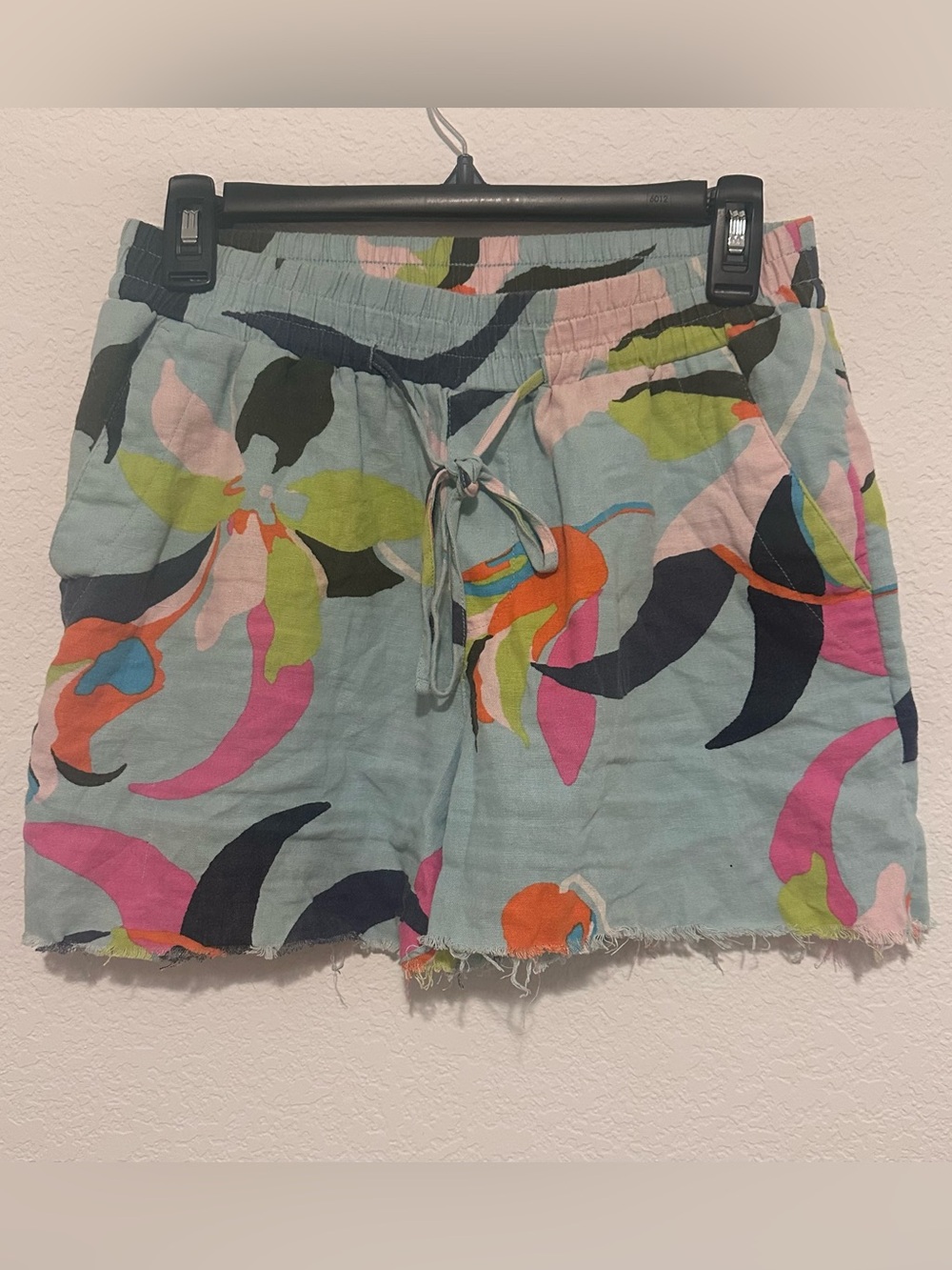 a new day Seafoam Floral Print Women’s Drawstring Shorts